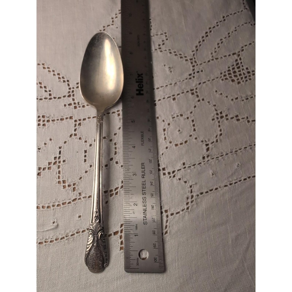 William Rogers Mfg. Co. Silver Plate Table Spoon Avalon Cabin 8.5 inch - Picture 13 of 13